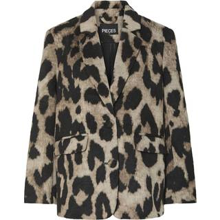 Pcdemi Leopard Enkeltradet Blazer