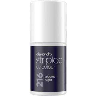 Alessandro Negle Striplac-UV-ColourUV Nagellack 216 Gloomy Night 6,5 ml () - 6,5 ml