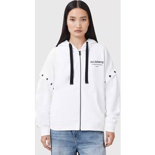 All Saints AllSaints White Omnium Amphia Hoodie