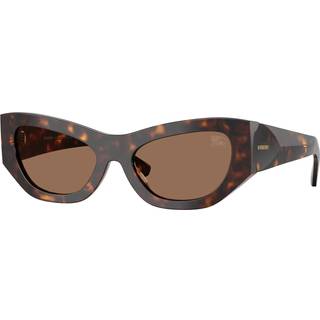 Burberry Kvinde BE4450U 300273 Solbriller Acetat Brun Brun Cat Eye Normal