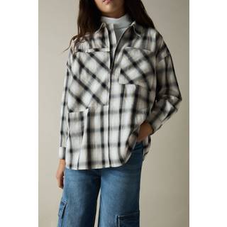 Reiss Reiss Ulla 100% Bomuld Oversized Ternet Skjorter - 12 - 13 år (152 - 158cm)