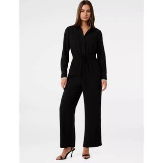 Forever New Forever New Black Maddi Contrast Striped Jumpsuit