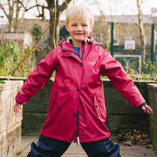 Muddy Puddles Muddy Puddles Red Waterproof Insulated Puddleflex Jacket