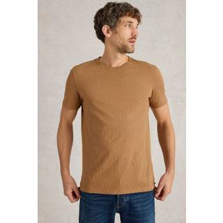 White Stuff White Stuff Brown Abersoch Short Sleeve 100% Cotton T-Shirt