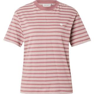 Carhartt WIP Sydney T-shirt - S - sydney stripe/dusky pink