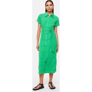 Whistles Whistles Green Millie Textured Dress