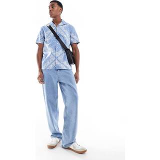 Tommy Jeans Short Sleeved Shirt Blue