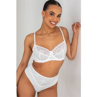 Pour Moi Pour Moi White High Waist New Romance Knickers