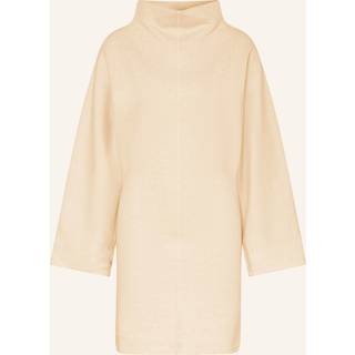 Reiss Reiss Cream Amelie Cotton-Blend Jersey Funnel-Neck Dress