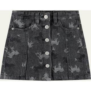 Molo Bera Denim Skirt Giddy-up 98/104 cm  Grå  98/104 cm  kvinde
