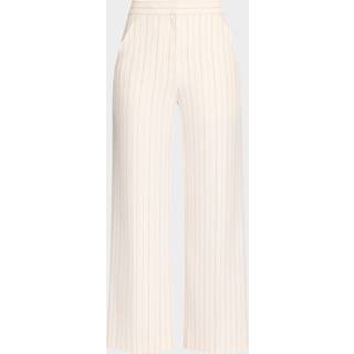 Veronica Beard Brixton striped wide-leg pants - beige - XXXL