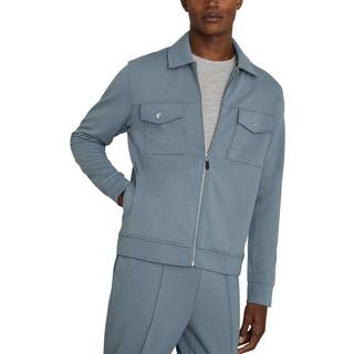 Reiss Medina Interlock-jersey overtrøje med lynlåsX-Small