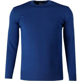 Maerz Herren Pullover blau unifarben