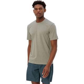 Vaude Mineo Striped T-Shirt II T-shirt Herrer størrelse L farve olivengrøn