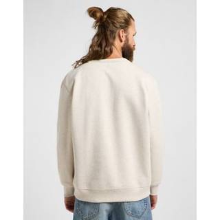 Lee 101 Sweatshirt Light Oatmeal Heather Size L