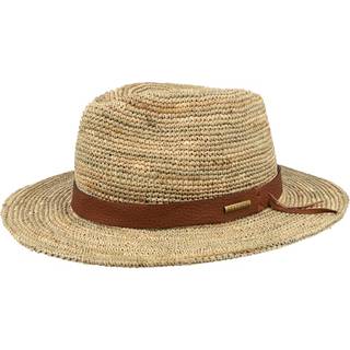 Stetson Unisex Traveller Seagrass Crochet Beige, beige/green, 61/XL