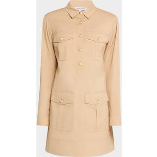 Veronica Beard Saude cotton-blend minidress - green - XS