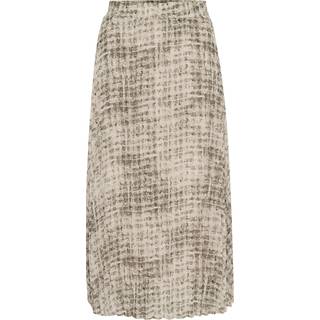 Kaffe Katrinike Skirt Nederdele 10509412 Grey Texture Check (44)