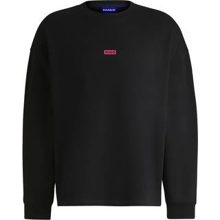 Sweatshirt i bomuldsfrotté med logoprint