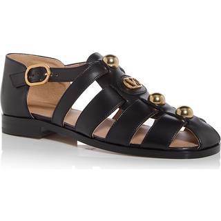 Valentino Garavani VLogo Signature leather fisherman sandals - black - EU 40