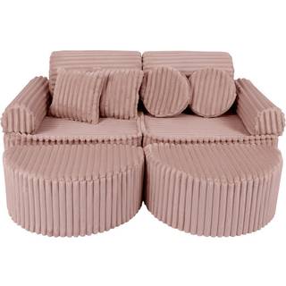MeowBaby Churros Max Sofa, Ruby Chocolate Pink