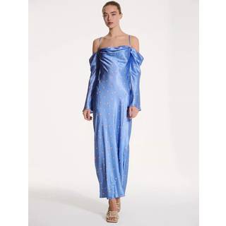 Omnes Omnes Blue Munique Maxi Dress