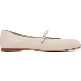 Max Mara Leather ballet flats - grey - EU 37
