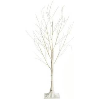 Dekorationstræ med 144 LED lys, IP44, hvid, 180 cm