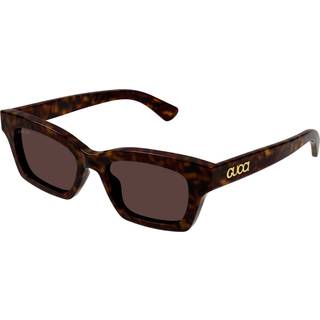 Gucci Kvinde Gucci GG1790S 002 Solbriller Acetat Havana Brun Cat Eye