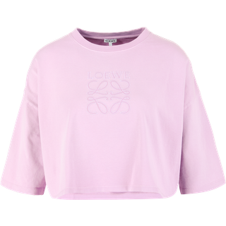 Loewe Cropped cotton jersey T-shirt - purple - M