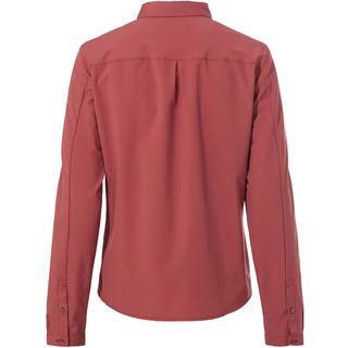 Vaude Women's Rosemoor L/S Shirt IV Bluse Damer størrelse 34 farve rød