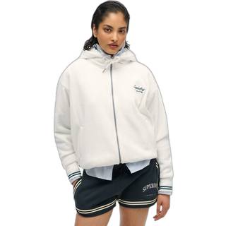 Superdry Country Club Velour Zip HættetrøjeEU 38 (UK 10)