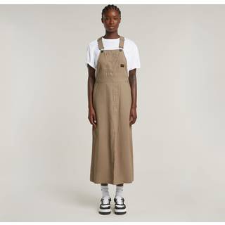 Dungaree Dress - Beige - Women