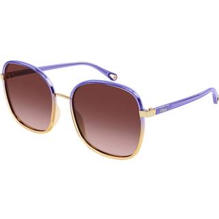 Chloé Kvinde CH0031S 015 Solbriller Bio-injiceret Violet Kobber Firkantet