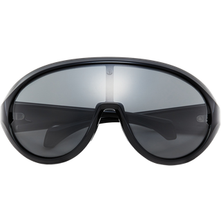 Moncler ME8010 CONTRAST 500187 36 Solbriller Mænd Black - Shiny Black - 36mm