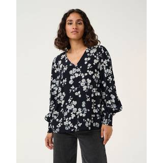 Kaffe Kaalice Blouse Bluser 10509405 Marine Flower (38)