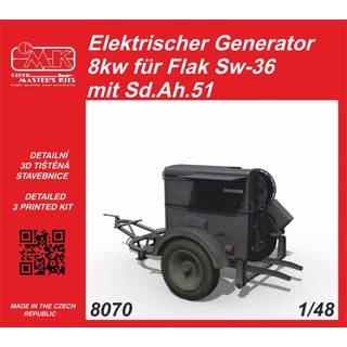 Elektrischer Generator 8kw f��r Flak Sw-36 mit Sd.Ah.51