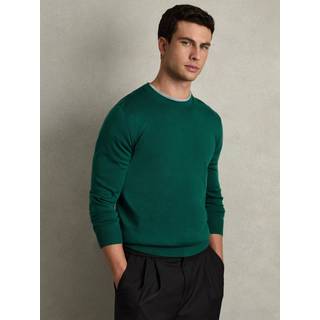 Reiss Reiss Opal Green Wessex Merino Wool Crew Neck Jumper