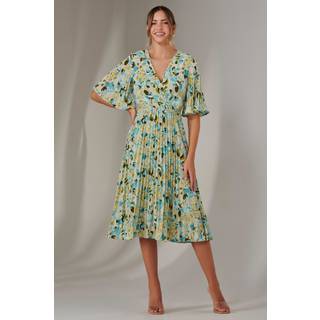 Jolie Moi Plisseret Wrap Midi KjoleEU 36 (UK 8)