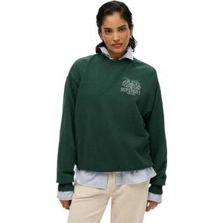 Superdry Lo-Fi Outdoor Mono Loose Crew 100% SweatshirtEU 44 (UK 16)