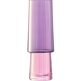 LSA International Vases - 'Gems' vase, large, garnet in Multicolor Glass