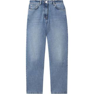 Reiss Reiss Light Blue Selin Mid Rise Straight Leg Jeans