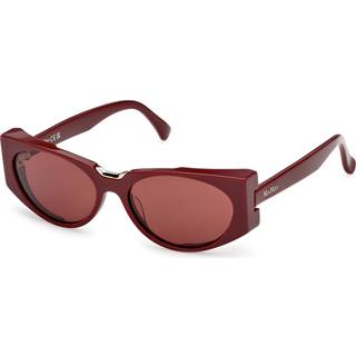 Max Mara MM0160 69S 54 Solbriller Kvinder Burgunder - Shiny Bordeaux Burgundy - 54mm