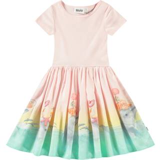 Molo Cissa Short-Sleeved Dress Wave Jumping 98/104 cm  Lyserød  98/104 cm  kvinde
