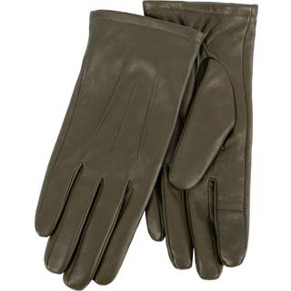 Totes Totes Green 3 Point Smartouch Winter Leather Gloves