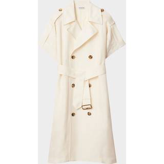 Burberry Belted midi dress - white - M/L