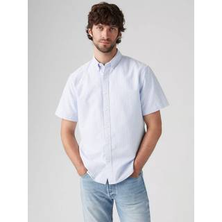 Levis Western Short Sleeved Shirt Blue