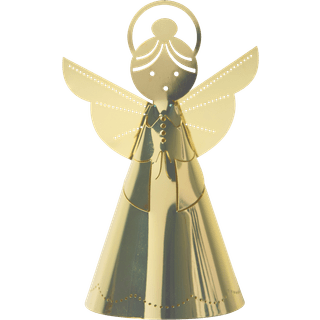 Pluto Design Singing angel dekoration guld 11 cm