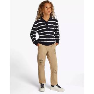 Cable Knit Polo Jumper