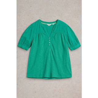 White Stuff White Stuff Green Ellie Broderie Top